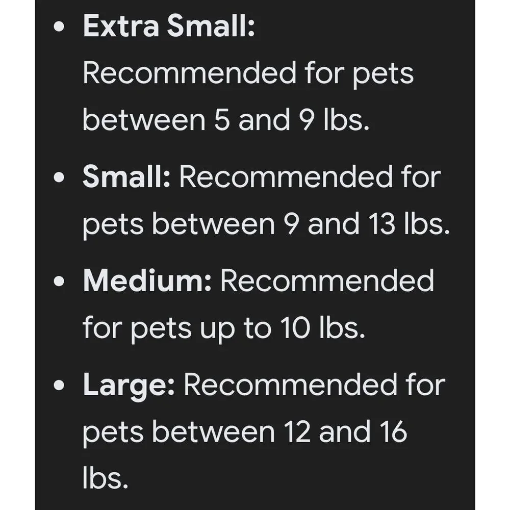 Pawaboo Pet Carrier Backpack (Size M) See Size Chart Up To 10 Lbs.
